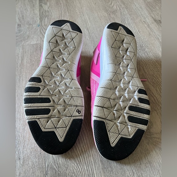 Nike Women's Flex Trainer 9 Sneaker, Pink Rise/Melon Tint-Laser Fuchsia, 10 - Picture 5 of 12